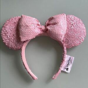 Disney Pink Sequin Minnie Ears Headband